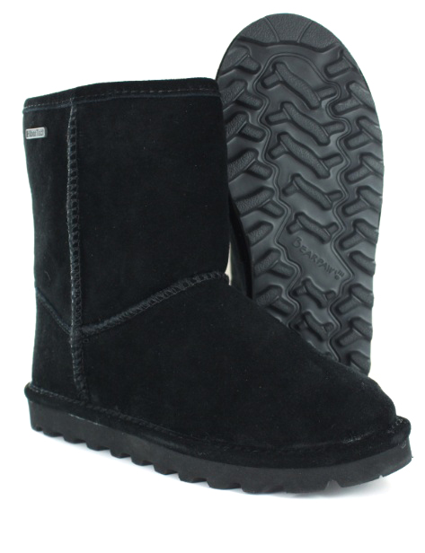 short black bearpaw boots